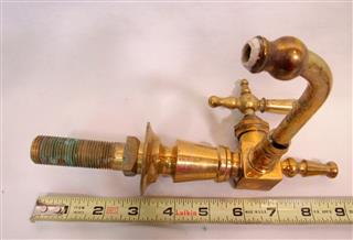 LOT OF 4 #P0013 ANTIQUE LUXURY BRASS STROM PLUMBING TUB FIXTURES ONE UNUSED 3 US